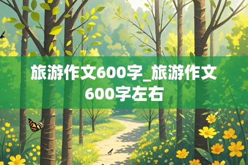 旅游作文600字_旅游作文600字左右