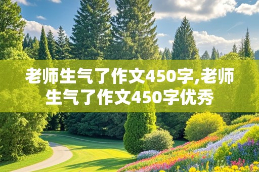 老师生气了作文450字,老师生气了作文450字优秀