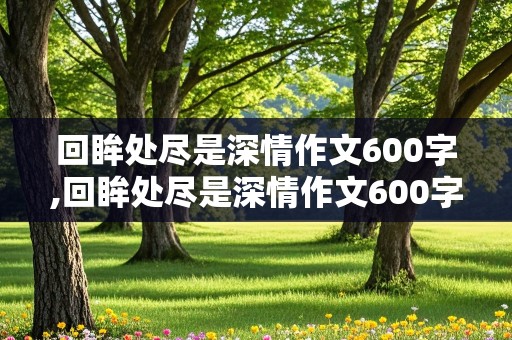 回眸处尽是深情作文600字,回眸处尽是深情作文600字初中