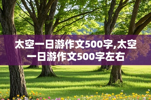 太空一日游作文500字,太空一日游作文500字左右