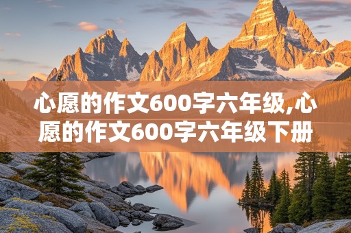 心愿的作文600字六年级,心愿的作文600字六年级下册