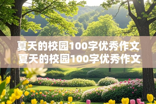 夏天的校园100字优秀作文 夏天的校园100字优秀作文怎么写