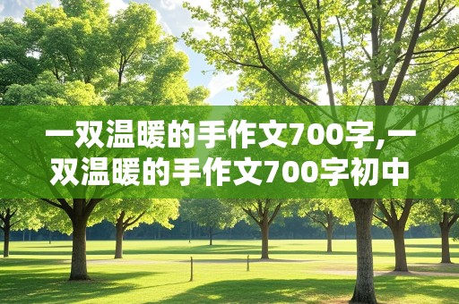 一双温暖的手作文700字,一双温暖的手作文700字初中