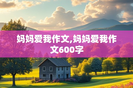 妈妈爱我作文,妈妈爱我作文600字