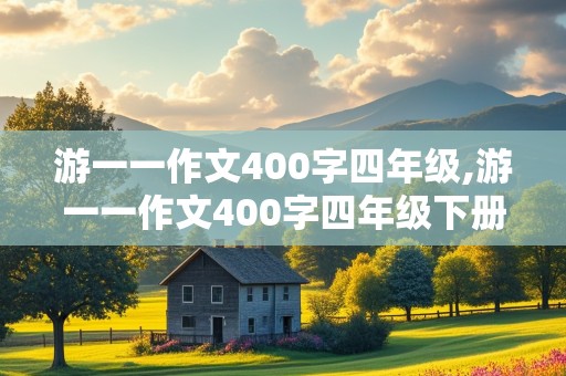 游一一作文400字四年级,游一一作文400字四年级下册免费