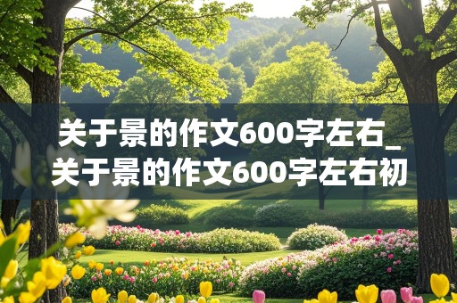 关于景的作文600字左右_关于景的作文600字左右初中