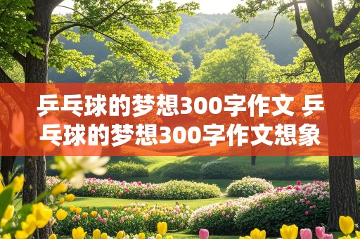 乒乓球的梦想300字作文 乒乓球的梦想300字作文想象篇