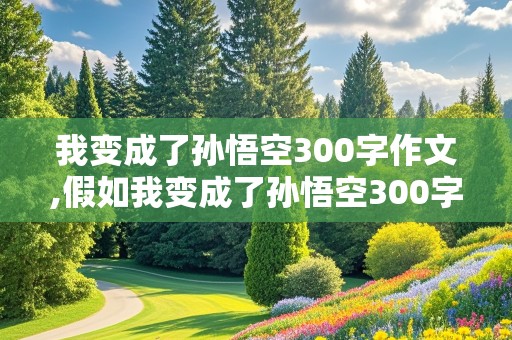 我变成了孙悟空300字作文,假如我变成了孙悟空300字作文