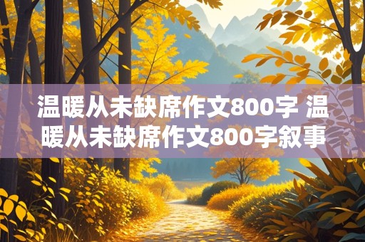 温暖从未缺席作文800字 温暖从未缺席作文800字叙事