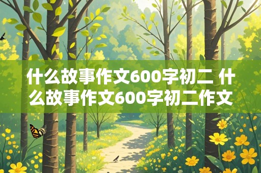 什么故事作文600字初二 什么故事作文600字初二作文