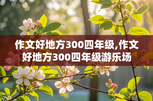 作文好地方300四年级,作文好地方300四年级游乐场