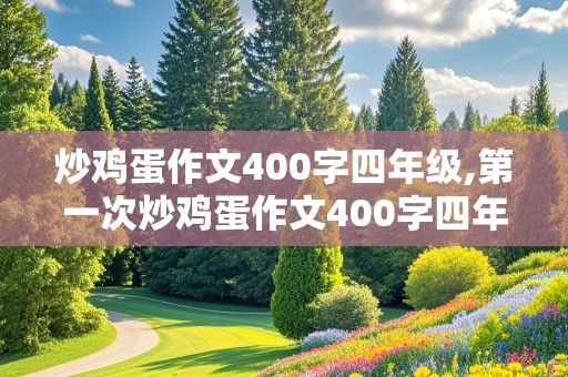 炒鸡蛋作文400字四年级,第一次炒鸡蛋作文400字四年级