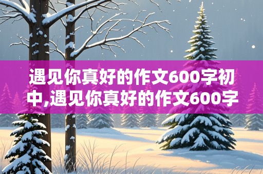 遇见你真好的作文600字初中,遇见你真好的作文600字初中写老师