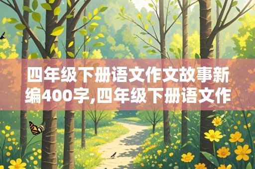 四年级下册语文作文故事新编400字,四年级下册语文作文故事新编400字左右