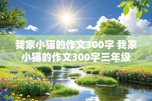 我家小猫的作文300字 我家小猫的作文300字三年级