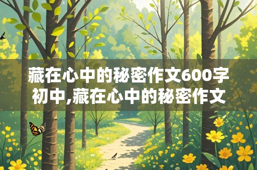 藏在心中的秘密作文600字初中,藏在心中的秘密作文600字初中优质作文