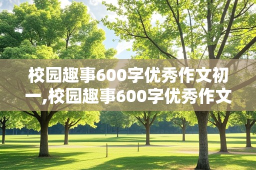 校园趣事600字优秀作文初一,校园趣事600字优秀作文初一第一次打篮球