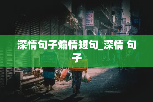 深情句子煽情短句_深情 句子