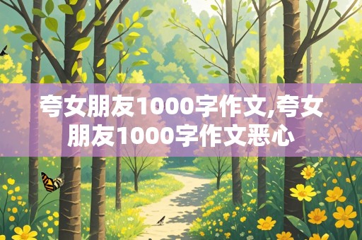 夸女朋友1000字作文,夸女朋友1000字作文恶心