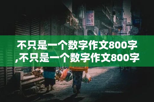 不只是一个数字作文800字,不只是一个数字作文800字初中