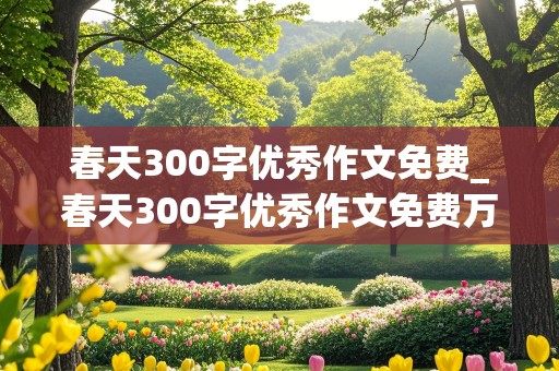 春天300字优秀作文免费_春天300字优秀作文免费万物复苏花红柳绿