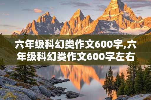 六年级科幻类作文600字,六年级科幻类作文600字左右