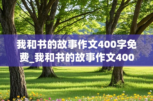 我和书的故事作文400字免费_我和书的故事作文400字免费抄