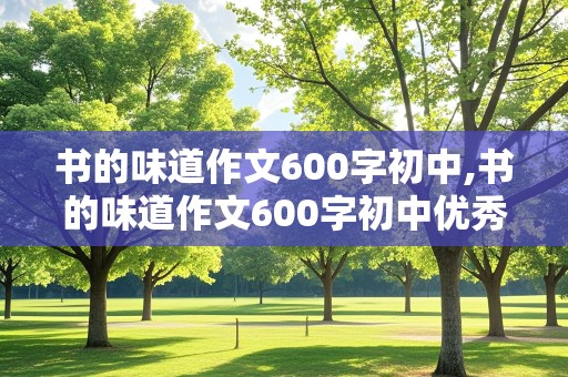 书的味道作文600字初中,书的味道作文600字初中优秀