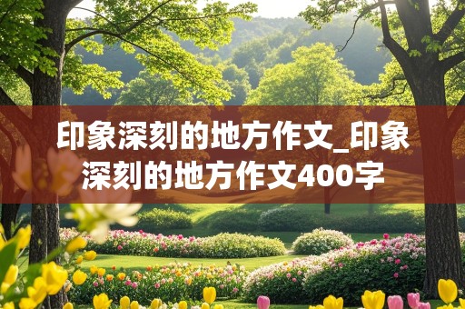 印象深刻的地方作文_印象深刻的地方作文400字