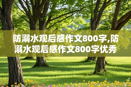 防溺水观后感作文800字,防溺水观后感作文800字优秀初中