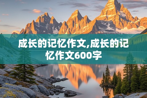 成长的记忆作文,成长的记忆作文600字