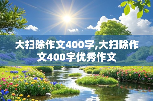 大扫除作文400字,大扫除作文400字优秀作文