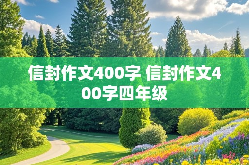 信封作文400字 信封作文400字四年级