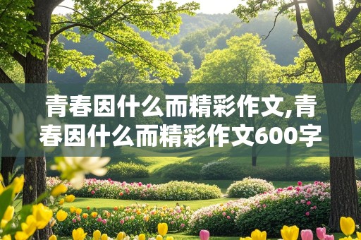 青春因什么而精彩作文,青春因什么而精彩作文600字