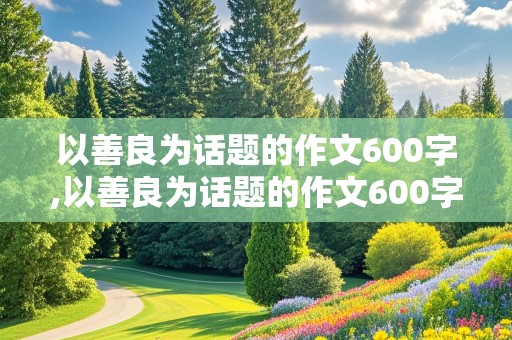 以善良为话题的作文600字,以善良为话题的作文600字作文