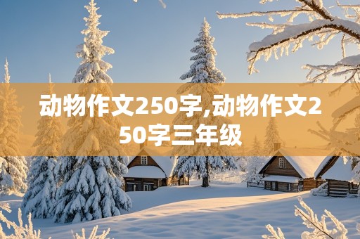 动物作文250字,动物作文250字三年级