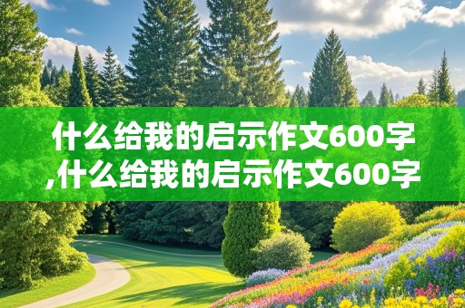 什么给我的启示作文600字,什么给我的启示作文600字左右