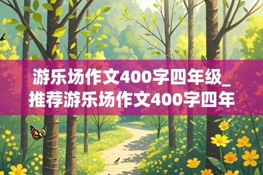 游乐场作文400字四年级_推荐游乐场作文400字四年级