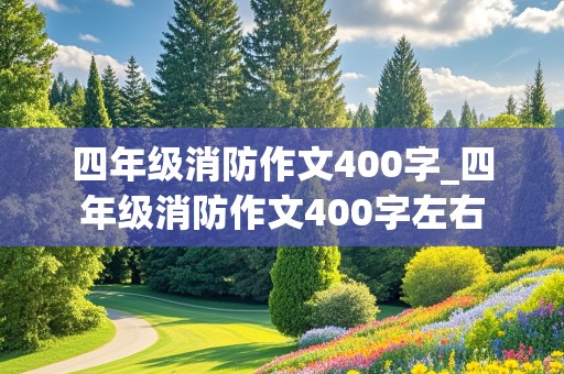 四年级消防作文400字_四年级消防作文400字左右