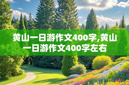 黄山一日游作文400字,黄山一日游作文400字左右