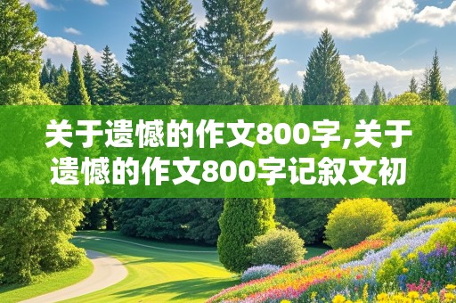 关于遗憾的作文800字,关于遗憾的作文800字记叙文初中