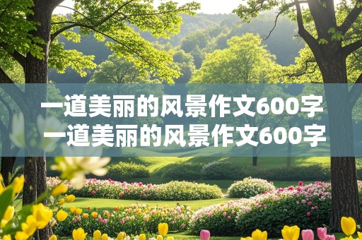 一道美丽的风景作文600字 一道美丽的风景作文600字初中