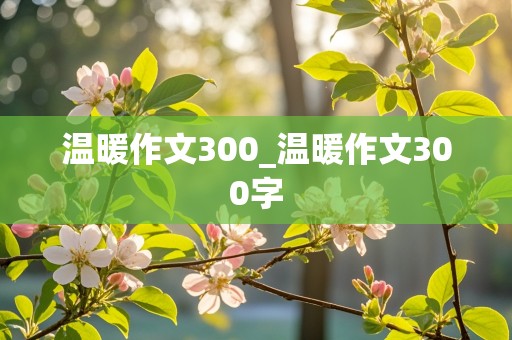 温暖作文300_温暖作文300字