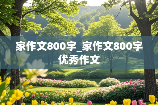 家作文800字_家作文800字优秀作文