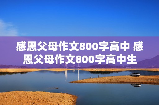 感恩父母作文800字高中 感恩父母作文800字高中生