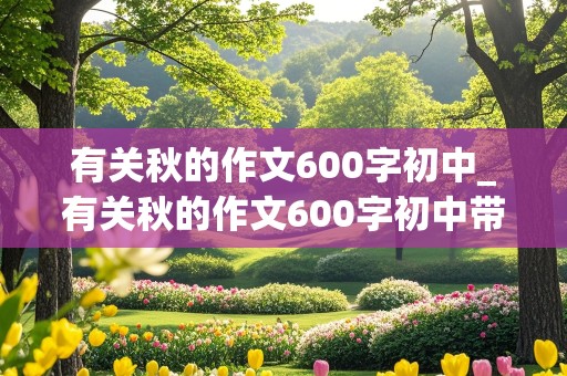 有关秋的作文600字初中_有关秋的作文600字初中带评语