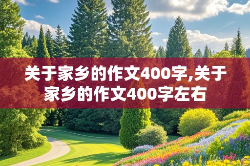 关于家乡的作文400字,关于家乡的作文400字左右