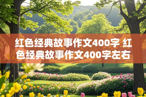 红色经典故事作文400字 红色经典故事作文400字左右