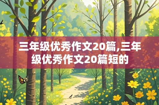 三年级优秀作文20篇,三年级优秀作文20篇短的