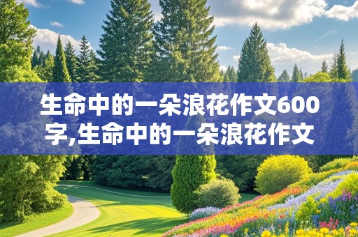 生命中的一朵浪花作文600字,生命中的一朵浪花作文600字初中